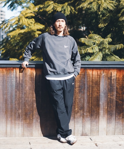 Reebok(リーボック)の「【Reebok/リーボック】カラークルーネックスウェットトップス/プルオーバートレーナー(スウェット・メンズ・グレー/ホワイト/ダークブルー/ダークグレー/グリーン・MEDIUM/X-LARGE/LARGE/SMALL)」の12枚目の写真