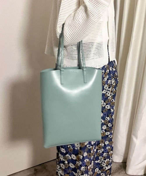 YAHKI（ヤーキ）の「【YHAKI】TOTE BAG（トートバッグ・レディース・ブラック/サックスブルー・FREE）」の14枚目の写真