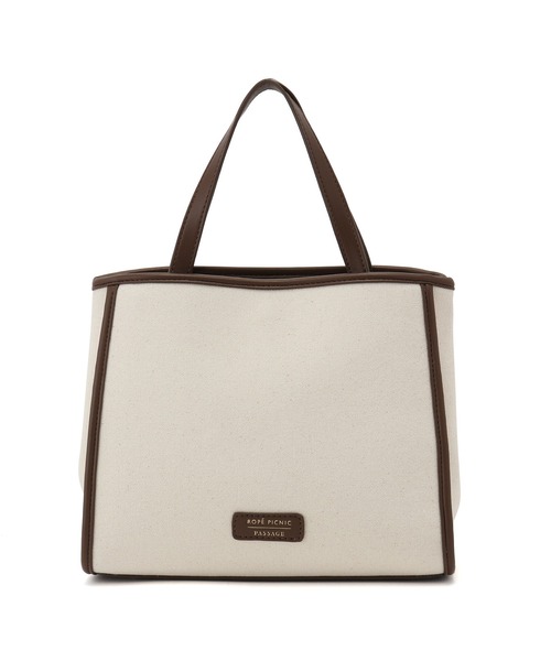 ROPE' PICNIC（ロペピクニック）の「キャンバスコンビミドルトート＆ショルダーバッグ（トートバッグ・レディース・ブラック/キナリ/ラベンダー・FREE）」の7枚目の写真