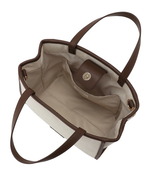 ROPE' PICNIC（ロペピクニック）の「キャンバスコンビミドルトート＆ショルダーバッグ（トートバッグ・レディース・ブラック/キナリ/ラベンダー・FREE）」の22枚目の写真