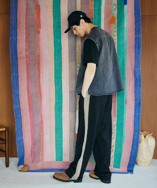 JOURNAL STANDARD relume（ジャーナルスタンダード　レリューム）の「AMERICAN デニムベスト by COTTON USA（ベスト・メンズ・ブルー/ブラック・MEDIUM/LARGE）」の6枚目の写真