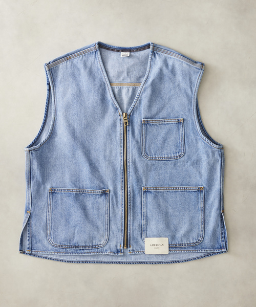 JOURNAL STANDARD relume（ジャーナルスタンダード　レリューム）の「AMERICAN デニムベスト by COTTON USA（ベスト・メンズ・ブルー/ブラック・MEDIUM/LARGE）」の13枚目の写真