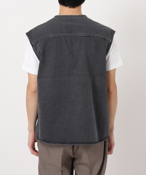 JOURNAL STANDARD relume（ジャーナルスタンダード　レリューム）の「AMERICAN デニムベスト by COTTON USA（ベスト・メンズ・ブルー/ブラック・MEDIUM/LARGE）」の19枚目の写真
