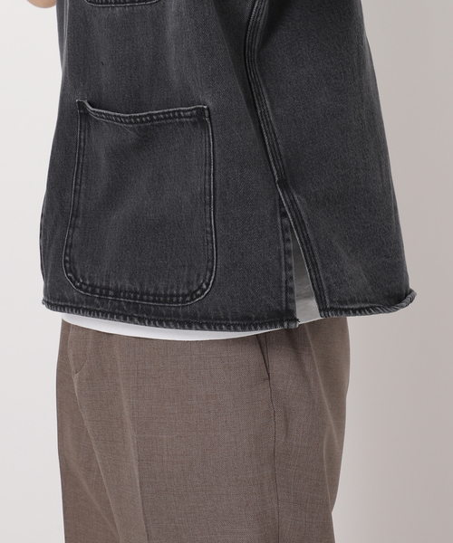 JOURNAL STANDARD relume（ジャーナルスタンダード　レリューム）の「AMERICAN デニムベスト by COTTON USA（ベスト・メンズ・ブルー/ブラック・MEDIUM/LARGE）」の20枚目の写真