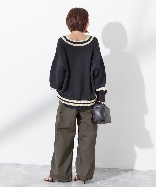 美品＊ジャーナルスタンダードレサージュ スーピマコットンナイロンカーゴパンツ journal standard L'essage（ジャーナルスタンダードレサージュ