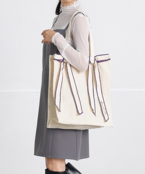 ♥CHANEL♥ ノベルティー♥ブラック トートバッグ 可愛いリボン持ち手 ハンドル付き♪リボンが可愛い♪】CHANEL バッグ (CHANEL/トート