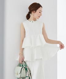 UR'S | ノースリーブティアードトップス(タンクトップ)