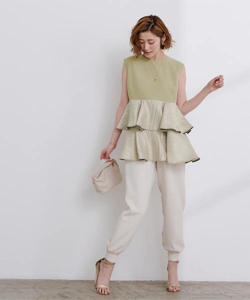 セール】ノースリーブティアードトップス（タンクトップ）｜ur's