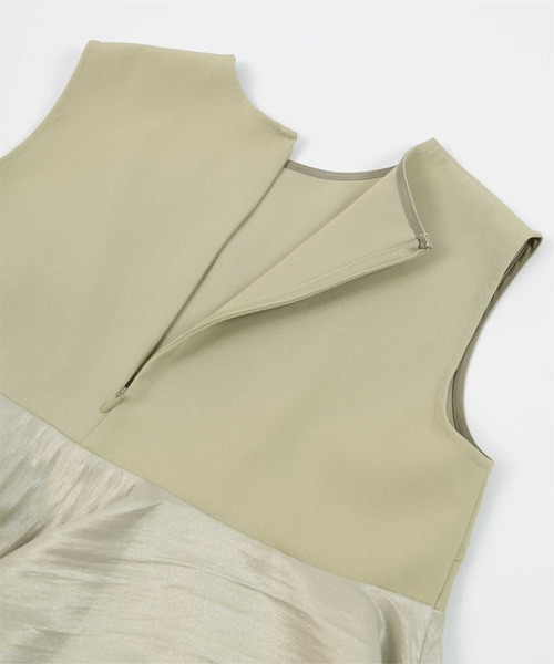 UR'S（ユアーズ）の「ノースリーブティアードトップス（タンクトップ・レディース・ブラック/ライトカーキ/ホワイト・M/L/S）」の9枚目の写真