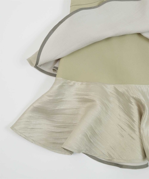 UR'S（ユアーズ）の「ノースリーブティアードトップス（タンクトップ・レディース・ブラック/ライトカーキ/ホワイト・M/L/S）」の10枚目の写真