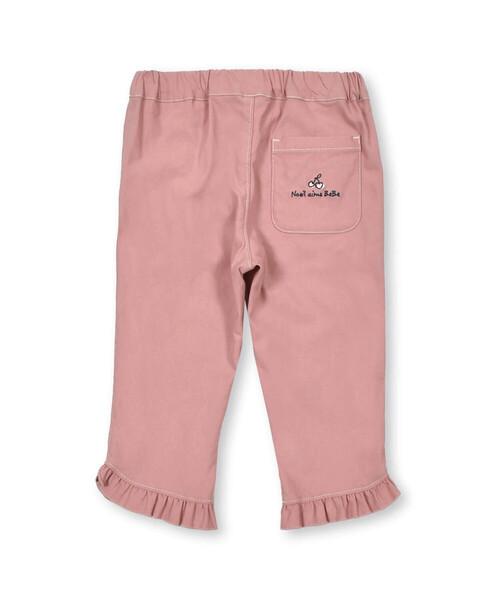Noeil aime BeBe(ノイユエイムベベ)の「ストレッチツイル裾レースパンツ(80~130cm)(その他パンツ・キッズ・ブルー/ピンク・130cm/120cm/100cm/90cm/110cm/80cm)」の8枚目の写真
