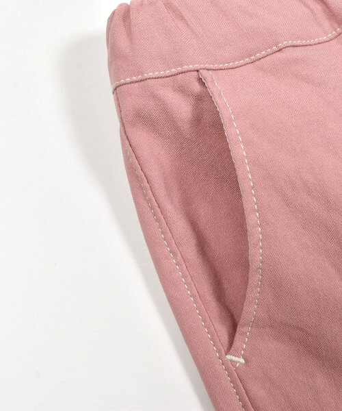 Noeil aime BeBe(ノイユエイムベベ)の「ストレッチツイル裾レースパンツ(80~130cm)(その他パンツ・キッズ・ブルー/ピンク・130cm/120cm/100cm/90cm/110cm/80cm)」の9枚目の写真