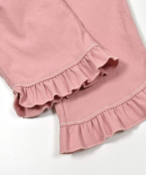 Noeil aime BeBe(ノイユエイムベベ)の「ストレッチツイル裾レースパンツ(80~130cm)(その他パンツ・キッズ・ブルー/ピンク・130cm/120cm/100cm/90cm/110cm/80cm)」の10枚目の写真