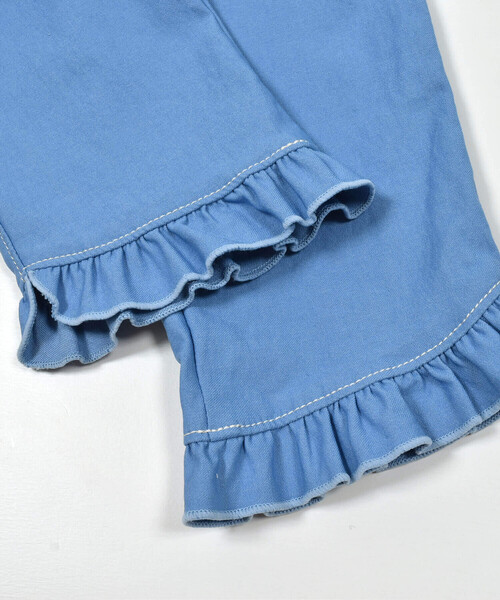 Noeil aime BeBe(ノイユエイムベベ)の「ストレッチツイル裾レースパンツ(80~130cm)(その他パンツ・キッズ・ブルー/ピンク・130cm/120cm/100cm/90cm/110cm/80cm)」の18枚目の写真