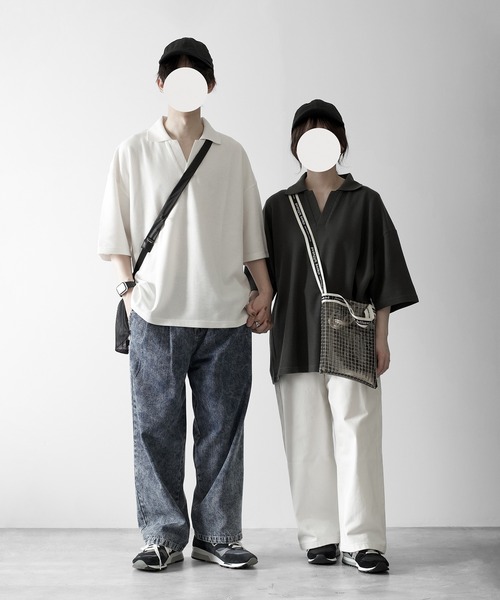 rough&swell TRICOLOR SKIPPER 半袖スキッパーポロ rough&swell TRICOLOR SKIPPER 半袖スキッパーポロ - メルカリ
