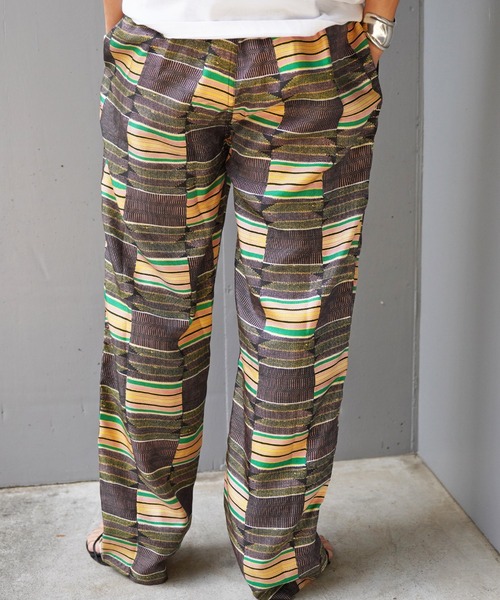 BANANATIME(バナナタイム)の「BANANATIME(バナナタイム) easy pant choca block pink(その他パンツ・レディース・ピンク・XXS)」の4枚目の写真