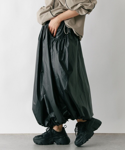 LASUD (ラシュッド)異素材ミックスバルーンスカート　9号 1_m.jpg
