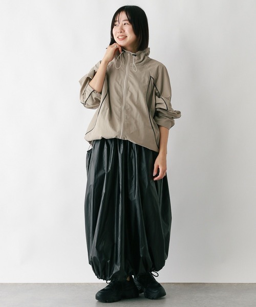 LASUD (ラシュッド)異素材ミックスバルーンスカート　9号 LASUD (ラシュッド)異素材ミックスバルーンスカート 9号 LASUD