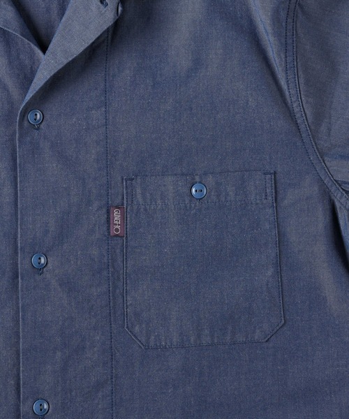 GUNG HO（ガンホー）の「【GUNG HO】別注ワークシャンブレーシャツ（シャツ/ブラウス・メンズ・ブルー/ダークインディゴブルー・M/L/XL）」の14枚目の写真