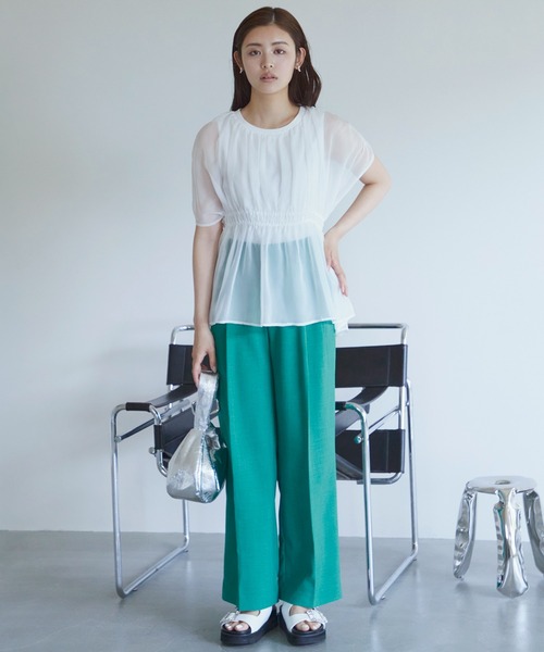 Juze（ジュゼ）の「【軽量】ビジューバックル厚底フットベットサンダル（サンダル・レディース・ホワイト/ブラック・L/M/S）」の3枚目の写真