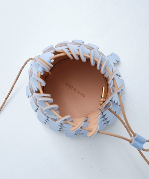 MARY AL TERNA（メアリオルターナ）の「【MARY AL TERNA/メアリオルターナ】MOON SHOULDER BAG（ハンドバッグ・レディース・ブラック/アイボリー/ブルー・FREE）」の10枚目の写真