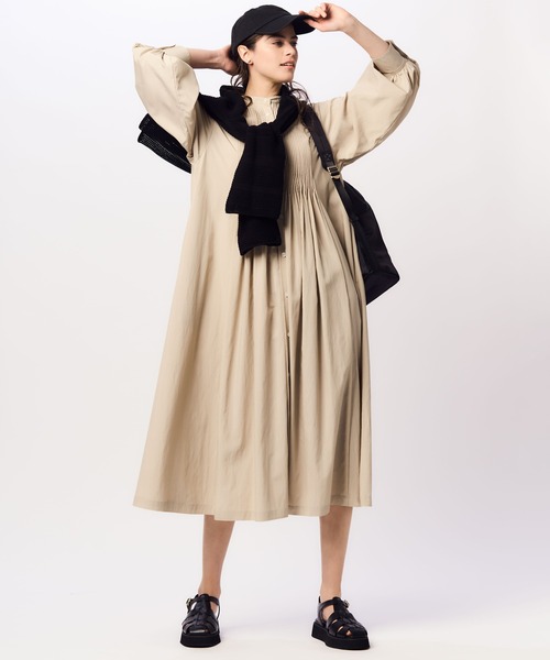 23区 L（ニジュウサンクオオキイサイズ）の「【洗える】レーシーコットンコード ニット（ニット/セーター・レディース・ブラック系/ホワイト系/ベージュ系・46/44）」の8枚目の写真
