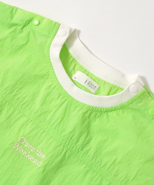 b・ROOM（ビールーム）の「イージーワイドナイロンTシャツ（シャツ/ブラウス・キッズ・ライトカーキ/ネイビー/ライトグリーン/ラベンダー・120cm/150cm/100cm/130cm/110cm/140cm）」の22枚目の写真