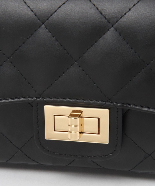 saloon(サルーン)の「SALOON(サルーン)/ キルティングチェーンバッグ(ショルダーバッグ・レディース・その他2/ブラック・FREE)」の19枚目の写真