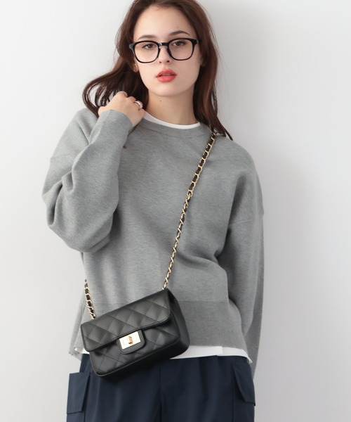 saloon(サルーン)の「SALOON(サルーン)/ キルティングチェーンバッグ(ショルダーバッグ・レディース・その他2/ブラック・FREE)」の3枚目の写真