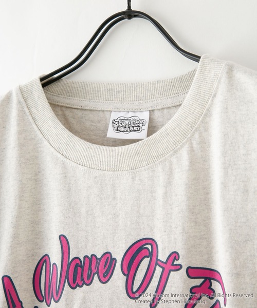 LB/S （エルビーエス）の「スポンジボブ オリジナルデザインTシャツ パトリック　イカルド　ドロップショルダー ビッグシルエット　ユニセックス（Tシャツ/カットソー・メンズ・ベージュ系その他/グリーン系その他/ホワイト系その他2/ブルー系その他2・X-LARGE/LARGE/MEDIUM/SMALL）」の14枚目の写真