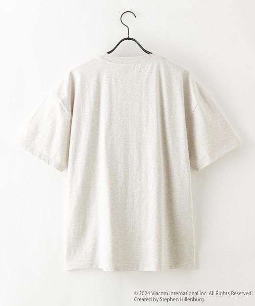 LB/S （エルビーエス）の「スポンジボブ オリジナルデザインTシャツ パトリック　イカルド　ドロップショルダー ビッグシルエット　ユニセックス（Tシャツ/カットソー・メンズ・ベージュ系その他/グリーン系その他/ホワイト系その他2/ブルー系その他2・X-LARGE/LARGE/MEDIUM/SMALL）」の11枚目の写真