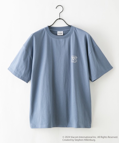 LB/S （エルビーエス）の「スポンジボブ オリジナルデザインTシャツ パトリック　イカルド　ドロップショルダー ビッグシルエット　ユニセックス（Tシャツ/カットソー・メンズ・ベージュ系その他/グリーン系その他/ホワイト系その他2/ブルー系その他2・X-LARGE/LARGE/MEDIUM/SMALL）」の15枚目の写真