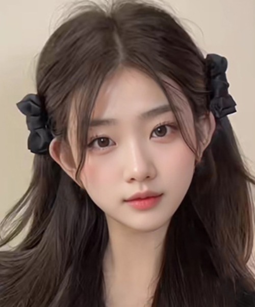 SHEPP（シープ）の「【お気に入り9,000人突破！】【2個セット】サテン ミニリボンクリップ（バレッタ/ヘアクリップ・レディース・ブラック・S）」の19枚目の写真