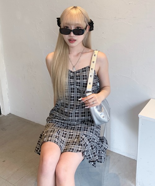 SHEPP（シープ）の「【お気に入り9,000人突破！】【2個セット】サテン ミニリボンクリップ（バレッタ/ヘアクリップ・レディース・ブラック・S）」の10枚目の写真