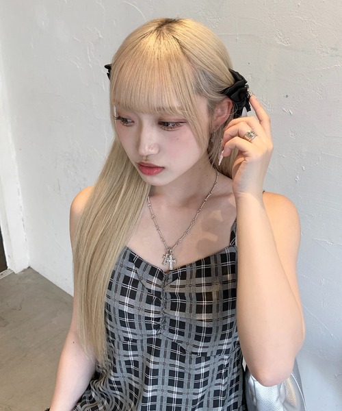 SHEPP（シープ）の「【お気に入り9,000人突破！】【2個セット】サテン ミニリボンクリップ（バレッタ/ヘアクリップ・レディース・ブラック・S）」の20枚目の写真