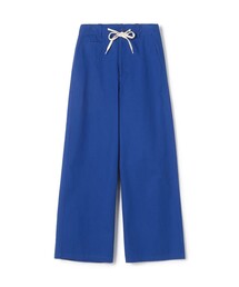 MACPHEE | コットンサージ ドローストリングワイドパンツ(その他パンツ)
