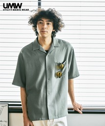 BAYFLOW（ベイフロー）の「【速乾・軽量・イージーケア】UMWオープンカラー半袖シャツ [セットアップ可]（シャツ/ブラウス）」