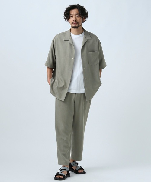 セール】【速乾・軽量・イージーケア】UMWオープンカラー半袖