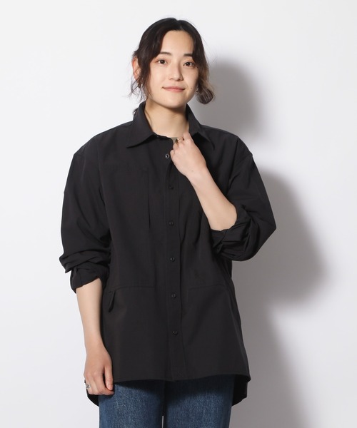 snow peak スノーピーク ストライプ スリーピング シャツ 長袖シャツ snow peak (スノーピーク) Hand-woven Cotton Pin-stripe
