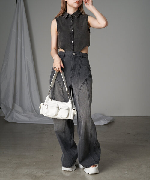 RAY CASSIN(レイカズン)の「スニーカー厚底サンダル(サンダル・レディース・ホワイト/ブラック・SMALL/MEDIUM/LARGE)」の21枚目の写真