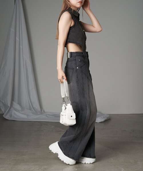 RAY CASSIN(レイカズン)の「スニーカー厚底サンダル(サンダル・レディース・ホワイト/ブラック・SMALL/MEDIUM/LARGE)」の22枚目の写真