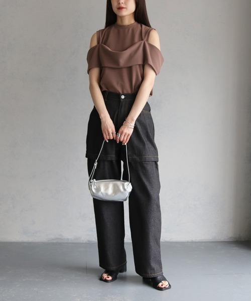 cheriella(シェリエラ)の「【cheriella】牛革ハンドバッグ(ハンドバッグ・レディース・アイボリー/シルバー/ミント・ONESIZE)」の18枚目の写真