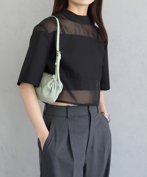 cheriella(シェリエラ)の「【cheriella】牛革ハンドバッグ(ハンドバッグ・レディース・アイボリー/シルバー/ミント・ONESIZE)」の14枚目の写真