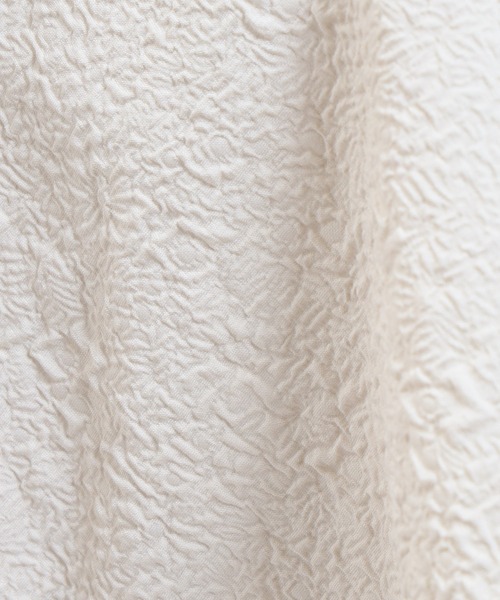 TRUDEA（トルディア）の「ジャガードペプラムプルオーバー（シャツ/ブラウス・レディース・アイボリー/ブラック・MEDIUM）」の9枚目の写真