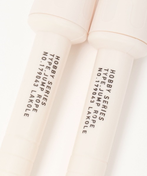 LAKOLE(ラコレ)の「なわ跳び / 111335(スポーツグッズ・レディース・アイボリー/チャコール・FREE)」の8枚目の写真