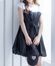 clear | ドッキングバルーンミニワンピース≪2024SS新作≫(ワンピース)