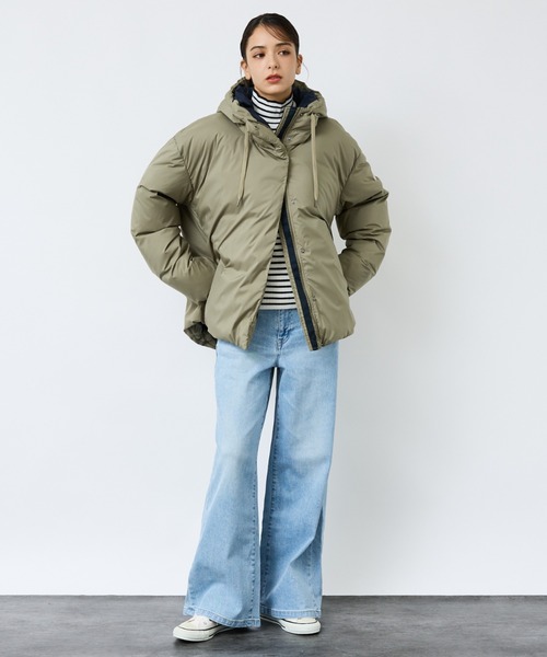 SOMETHING(サムシング)の「【SOMETHING/サムシング】LISA ワイド デニムパンツ【WEB限定】(デニムパンツ・レディース・スミクロ/ダークネイビー/アイボリー/インディゴブルー/ライトブルー・X-SMALL/S/M)」の12枚目の写真