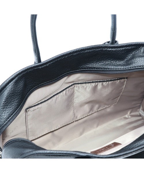 クワンペン オーストリッチ ボストンバッグ グレー