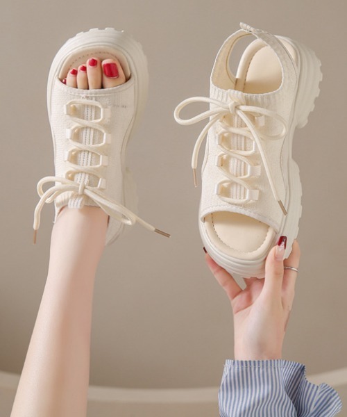 【Saint Laurent】サンダル ヌ・ピエ 編み上げ Small-818934DWE006036_A.jpg?v=2