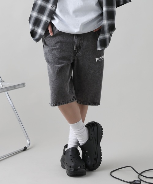 ZIP Select Thrasher デニムパンツ ブラック 40x-1719-1.jpg